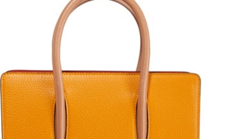 Paloma small studded textured leather tote, €1,526, Christian Louboutin