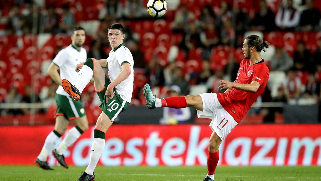 Declan Rice: has now chosen to play for the county of his birth. Photograph: Ryan Byrne/Inpho