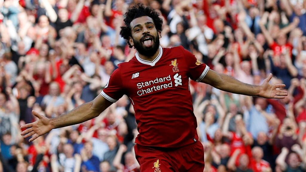 Mohamed Salah is currently on AFCON duty with Egypt. Photograph: Phil Noble/Reuters