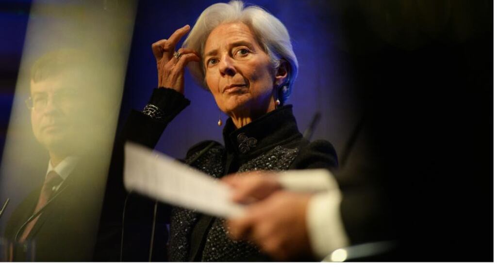 Christine Lagarde. grianghraf: cyril byrne/the irish times