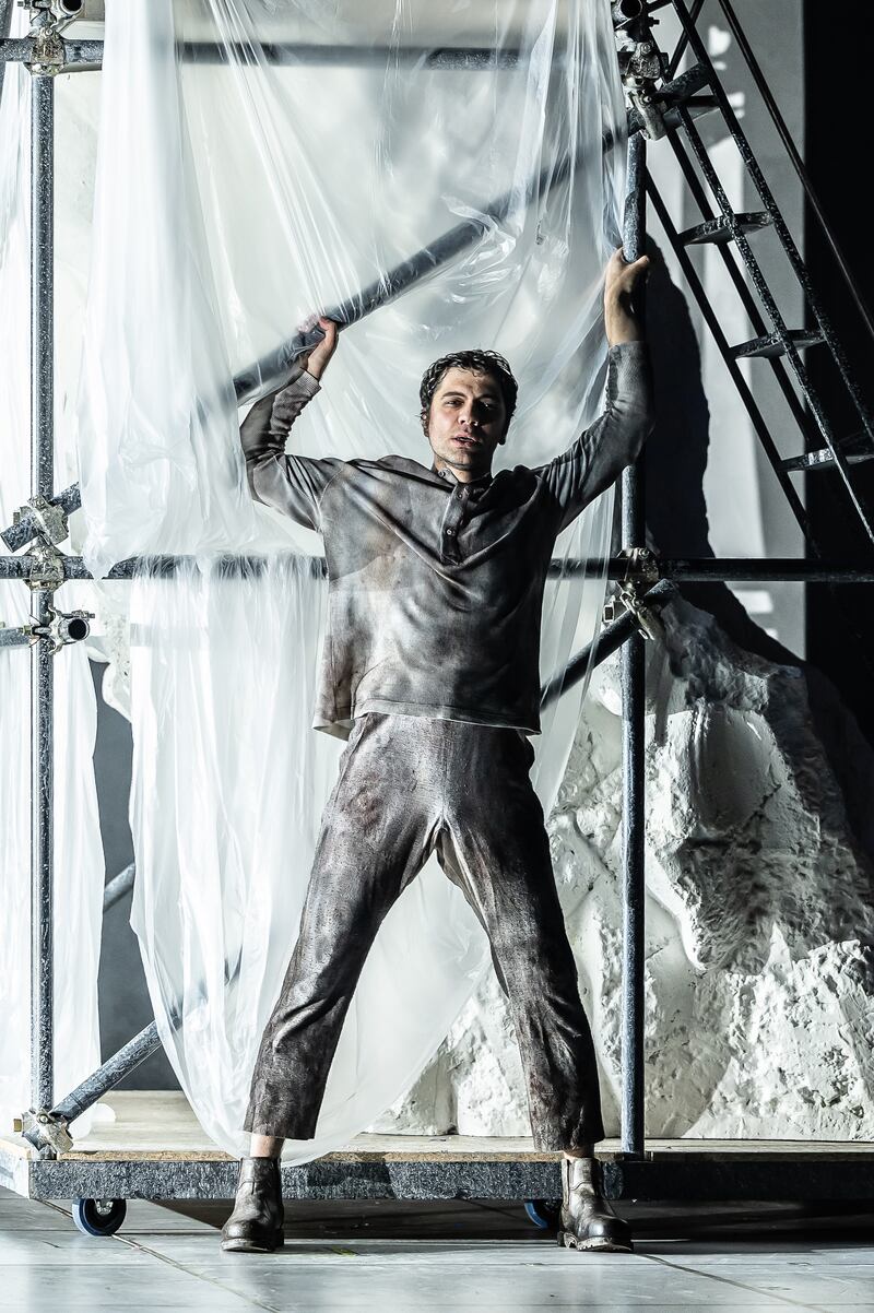 Giorgi Manoshviili as Calibano in La Tempesta. Photograph: Clive Barda/ArenaPAL