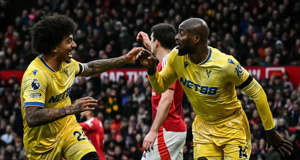 Crystal Palace's striker Jean-Philippe Mateta. Photograph: Paul Ellis/Getty