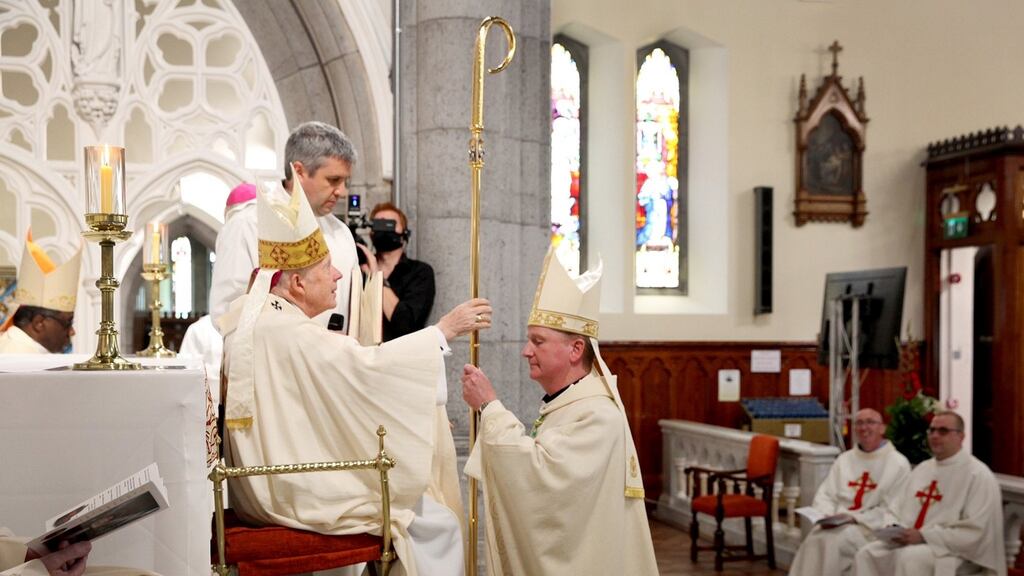 Paul Dempsey being ordained as the new Bishop of Achonry. Photograph: Catholic Communications Office/Twitter