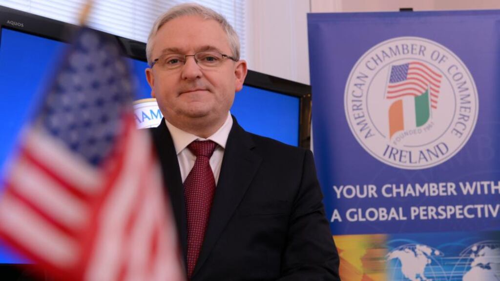 American Chamber of Commerce president Peter Keegan: “Untold damage to our international reputation could result if we enter into a summer of discontent has warned. Photograph: Cyril Byrne