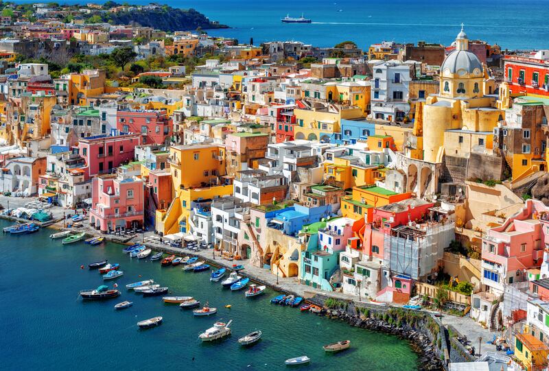 Procida, off the coast of Naples, Italy