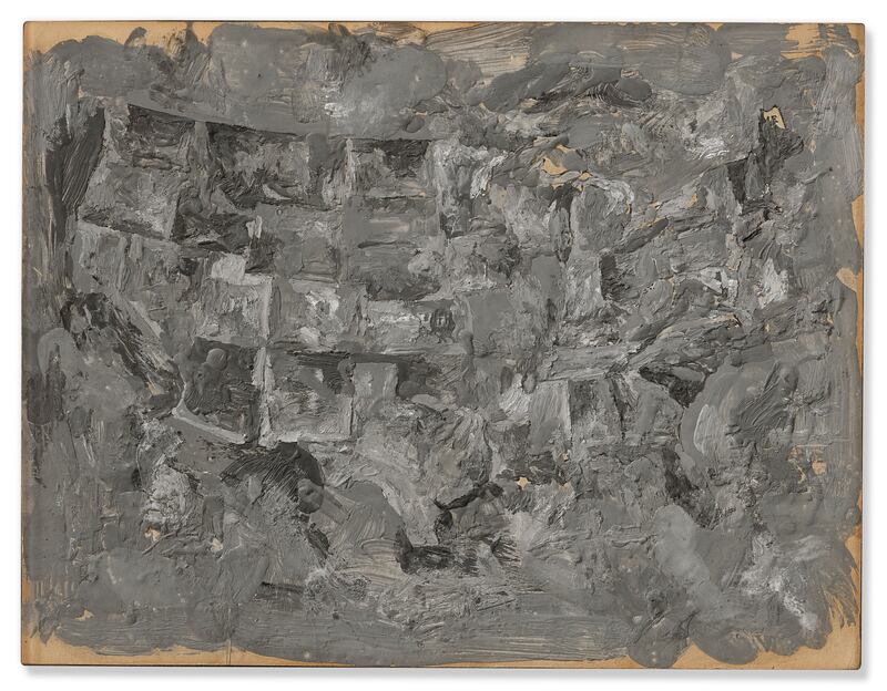 Jasper Johns’s 'Map'. Photograph: Christie's/The New York Times