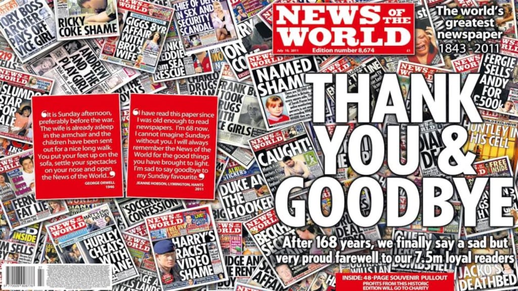 ‘News of the World’: author Nick Davies did the most to expose criminality and cover-up at the tabloid