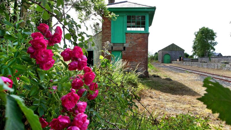 Ballyglunin railway station signal box. Photograph: Joe O’Shaughnessy.