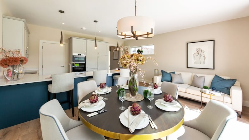 The kitchen and dining area in The Orchard.