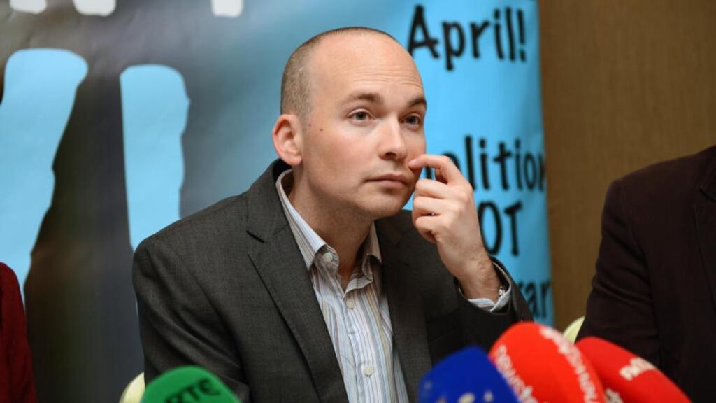 Anti-Austerity Alliance TD Paul Murphy has accused gardaí of acting in an “overtly political manner” after allegedly being refused a permit to carry out street or house-to-house collections. Photograph: Eric Luke / The Irish Times.