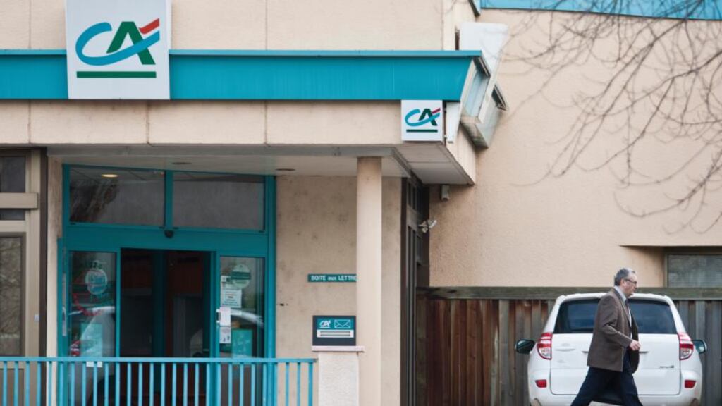 The bank said the economic outlook for France and Italy was improving and it would need to set aside less money for bad loans. Photograph: Balint Porneczi/Bloomberg