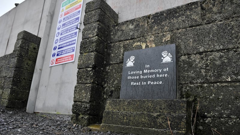 Human remains of a significant number of babies and infants up to three years of age have been found on the site. Photograph: Ray Ryan