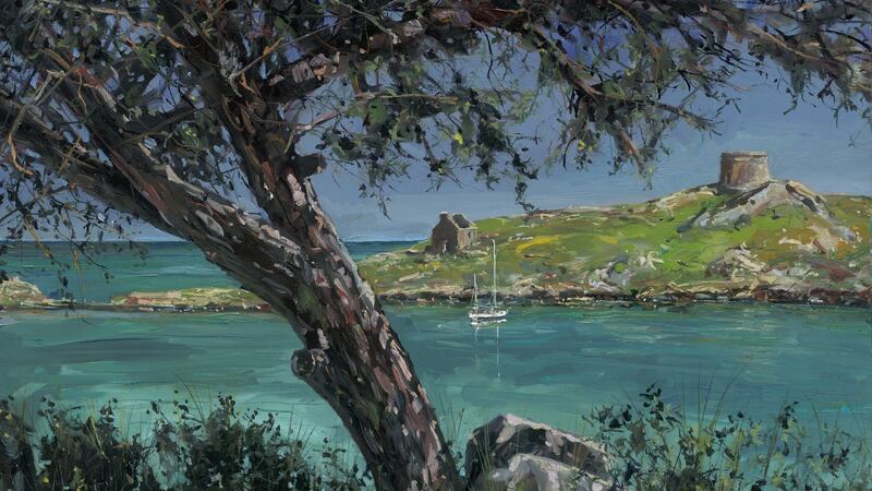 Gerard Byrne: deep turquoise Dalkey Island, (€9,000)