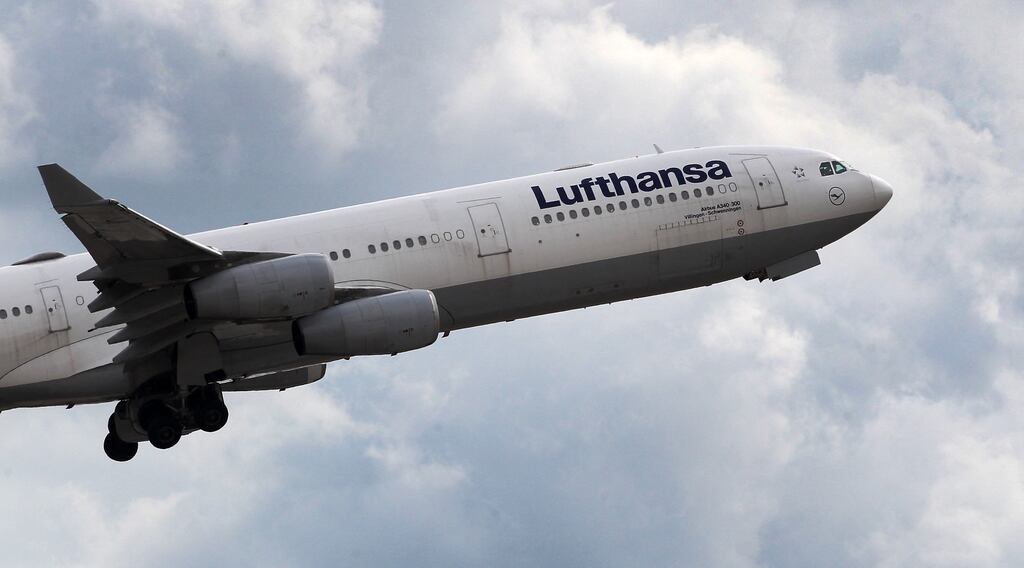 Lufthansa is bringing more Airbus A340 aircraft back into service. (Photo by DANIEL ROLAND/AFP via Getty Images)
