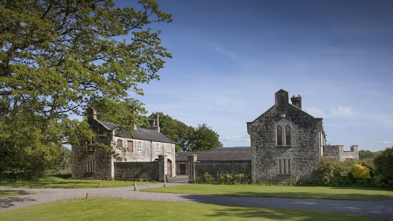 Converted stableyard at Martinstown House, Co Kildare. Photograph: James Fennell