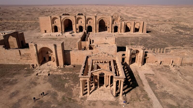 The ancient city of Hatra, which was inscribed in the list of world heritage sites by Unesco in 1985.Photograph: Ismael Adnan Yaqoob/Anadolu Agency via Getty Images