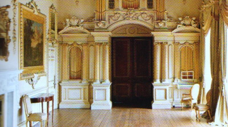 Saloon stucco work at Carton House from central Leinster, Kildare