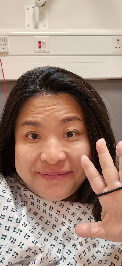 Hazel post breast surgery