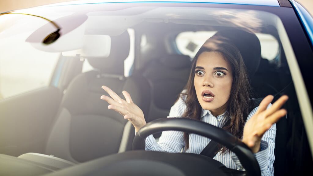 Road rage is a sudden, uncontrolled anger provoked by the actions of another driver. Photograph: iStock