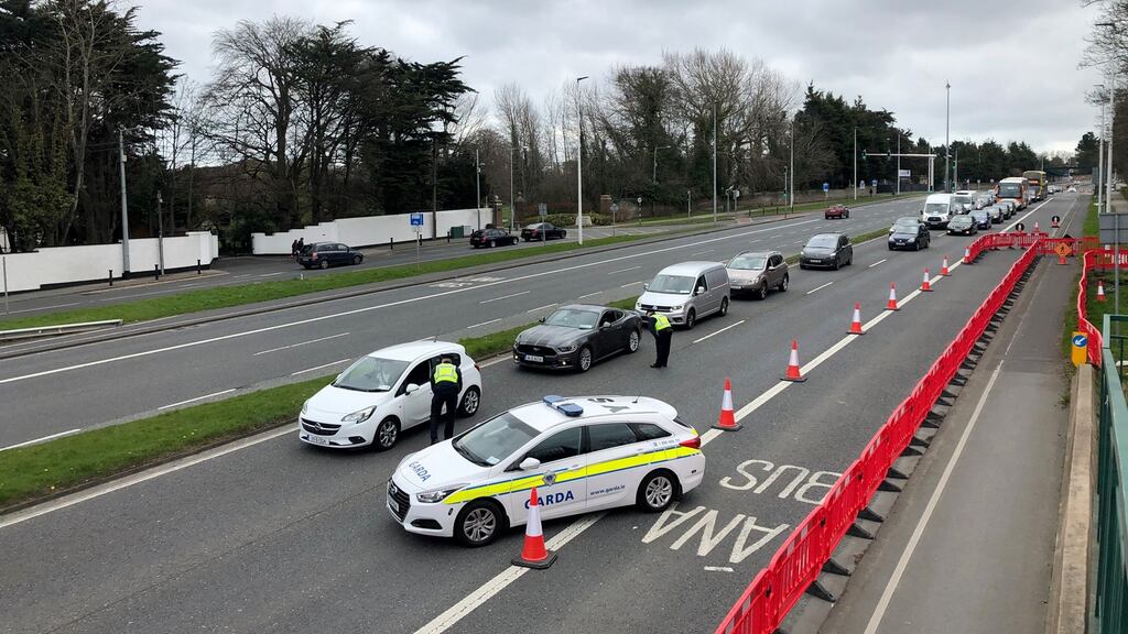 Gardaí say that while alcohol remains a problem, they are seeing more and more cases of drugged driving – mainly cannabis and cocaine. File photograph: Bryan O’Brien