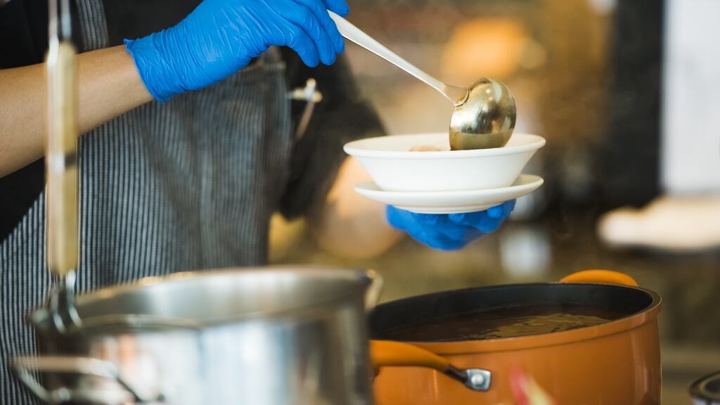 Covid-19 forced the cancellation of their traditional Christmas sit-down meal for the homeless. Photograph: iStock