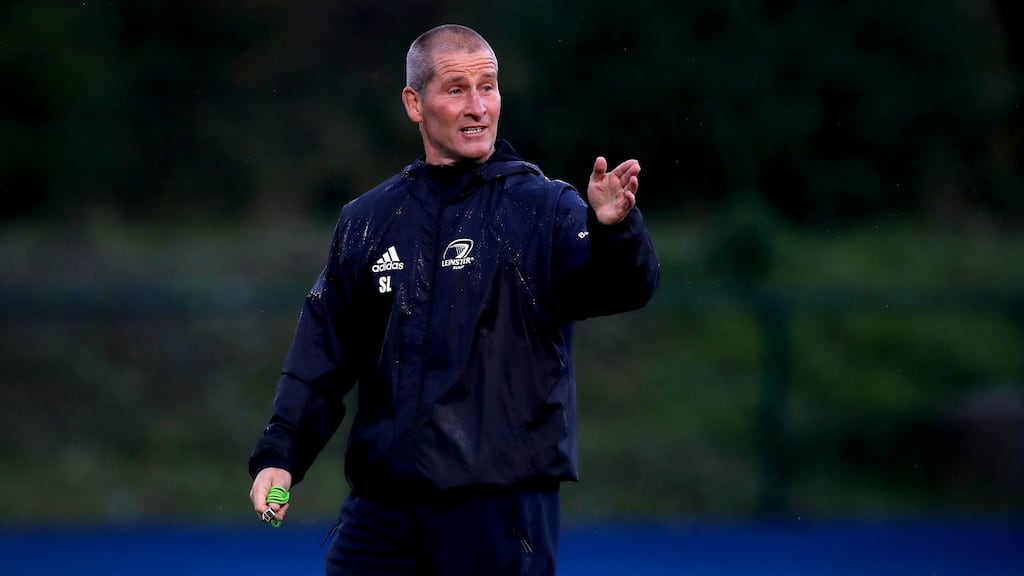Stuart Lancaster: “I know there’s been a lot of noise about Ireland not doing well, but we shouldn’t forget how much Joe has done for Ireland.” Photograph: Ryan Byrne/Inpho