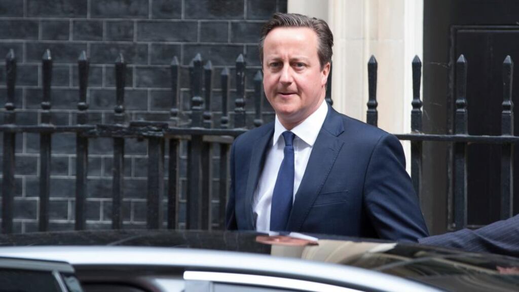 British prime minister David Cameron: opponents argue he is trying to end the outright ban on fox-hunting by deceit. Photograph: Jason Alden/Bloomberg