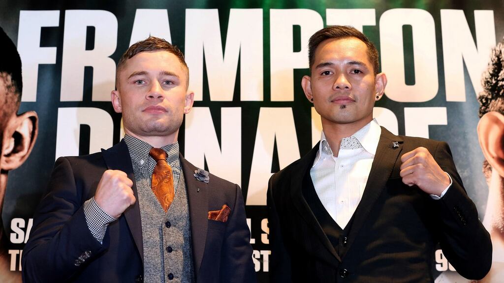 Carl Frampton’s fight with Nonito Donaire on April 21st will be for the WBO interim featherweight title. Photograph: