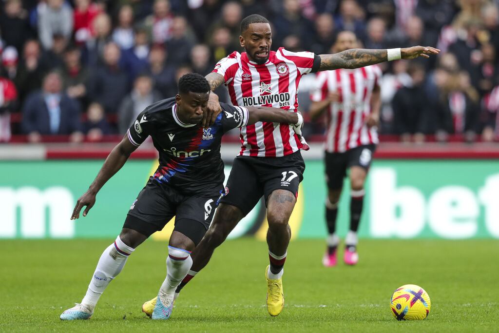 Brentford's Ivan Toney (right) faces an extended ban. File photograph: PA