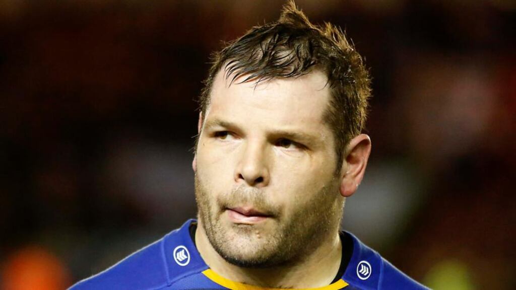 Mike Ross has won 44 international caps since cementing his place as Ireland’s first-choice tighthead five years ago.  Photograph: Billy Stickland/Inpho.