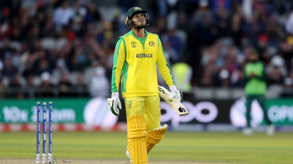 Usman Khawaja will miss the Cricket World Cup semi-final with England due to a hamstring injury. Photograph: David Davies/PA