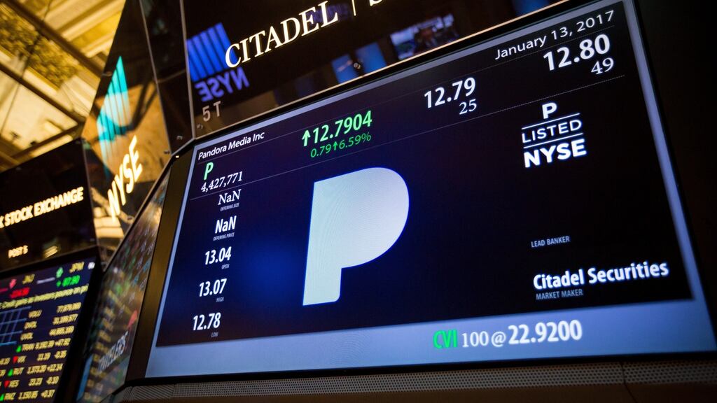 The S&P 500 and Nasdaq trimmed early gain but remained higher in early afternoon trading. Photograph: Michael Nagle/Bloomberg