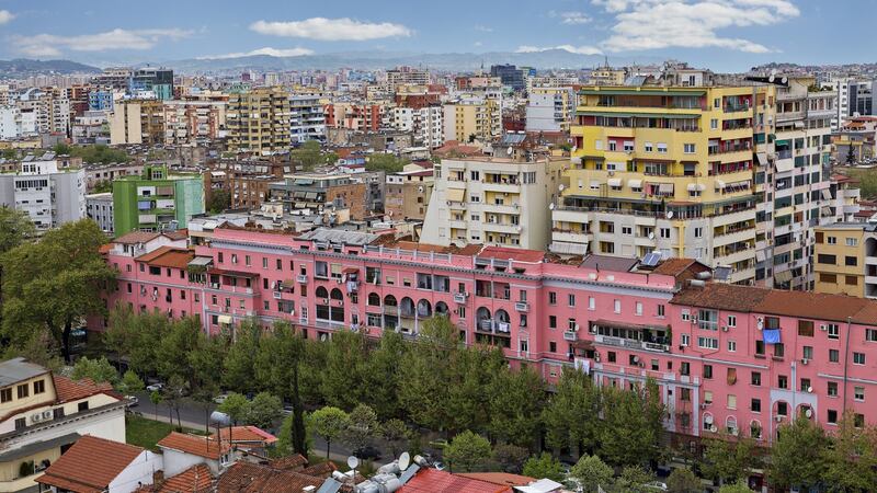 Tirana, Albania: an exciting capital known for its brightly painted Soviet-style buildings