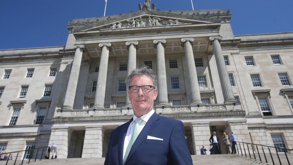 UUP leader Mike Nesbitt at Stormont, Belfast. Photograph: Brian Lawless/PA Wire