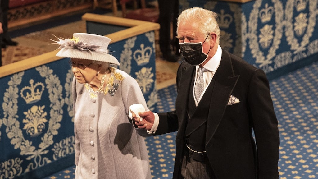 The queen, who is experiencing mobility issues, will not read her speech on Tuesday. The Prince of Wales will read it on her behalf. File photograph: Richard Pohle/PA