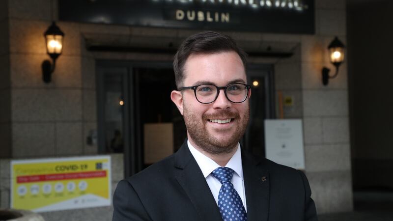 Pedro de Haro, assistant front office manager at the InterContinental hotel in Ballsbridge. Photograph Nick Bradshaw/The Irish Times