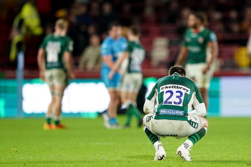 London Irish players, coaches and staff had agreed to a 50 per cent pay cut in May in an effort to help the club to survive. Photograph: Zac Goodwin/PA Wire