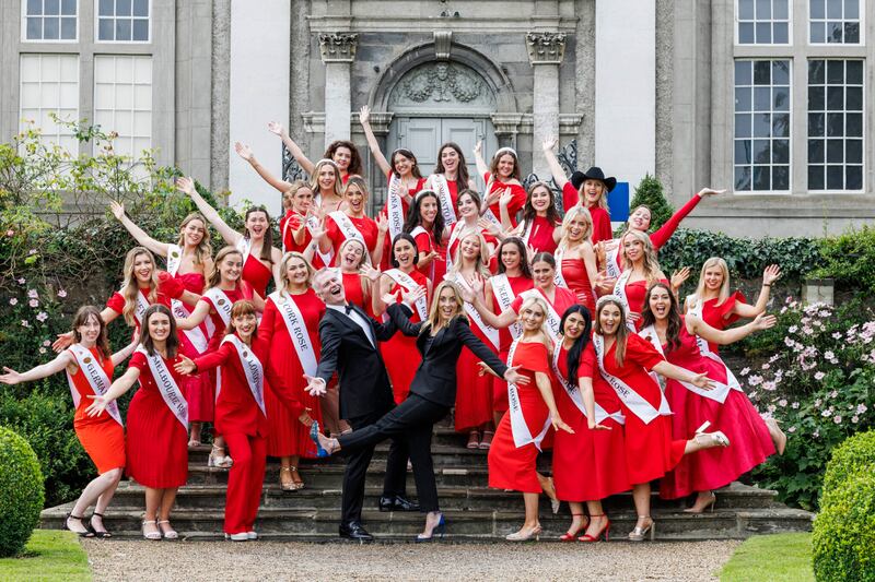 Daithí Ó Sé and Kathryn Thomas team up again to host this year's Rose of Tralee on Monday 19th and Tuesday 20th August, 8pm on RTÉ One and RTÉ Player. Photograph: Andres Poveda