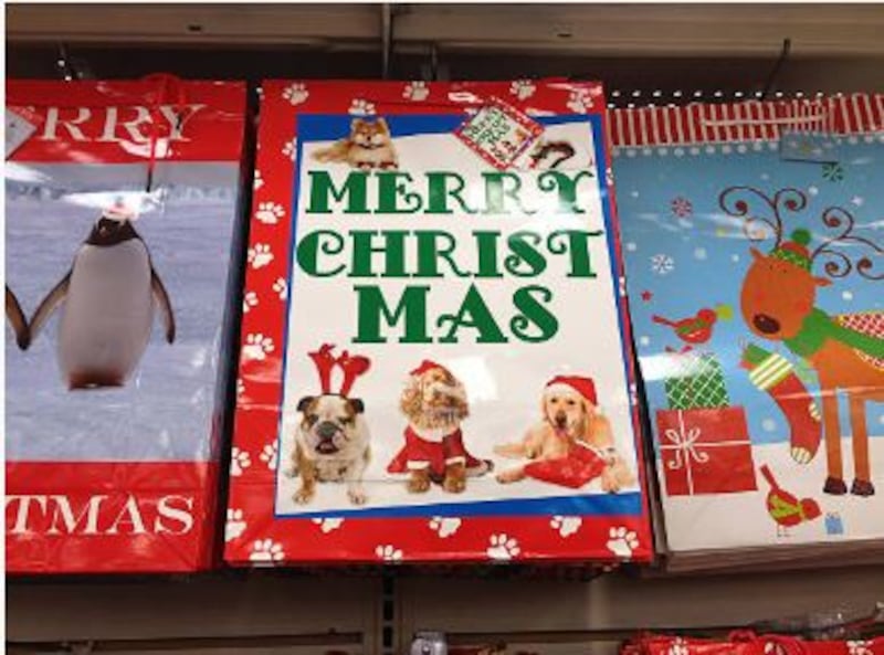 Christmas gift bags: "People are getting lazy and don’t want to wrap.” File photograph: Getty Images