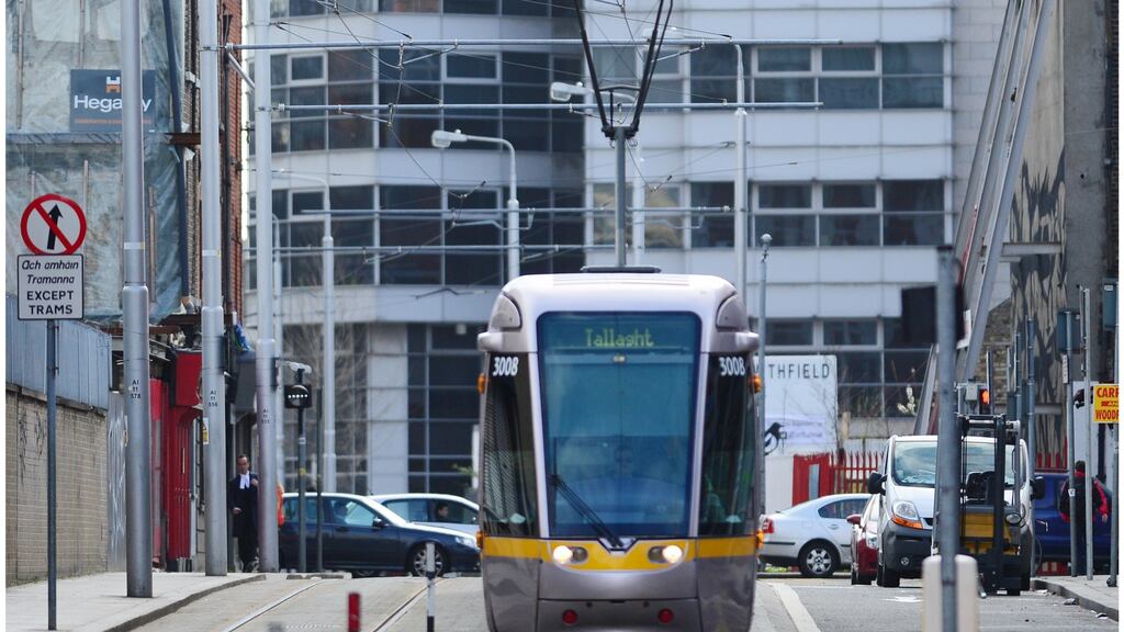 Public transport operators are advising passengers to check the revised timetables online before travelling over the weekend. Photograph: Bryan O’Brien /The Irish Times