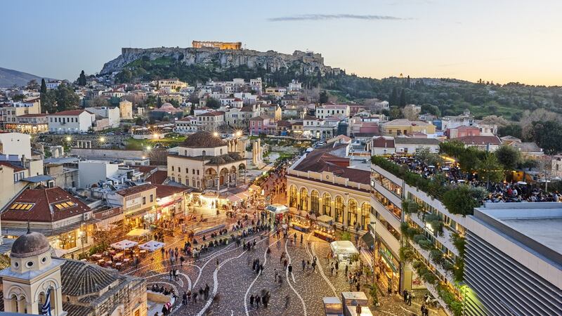 Athens: a 10-day trip to the cradle of Western culture in early summer come could in at about €1,000 for two people. Photograph: iStock