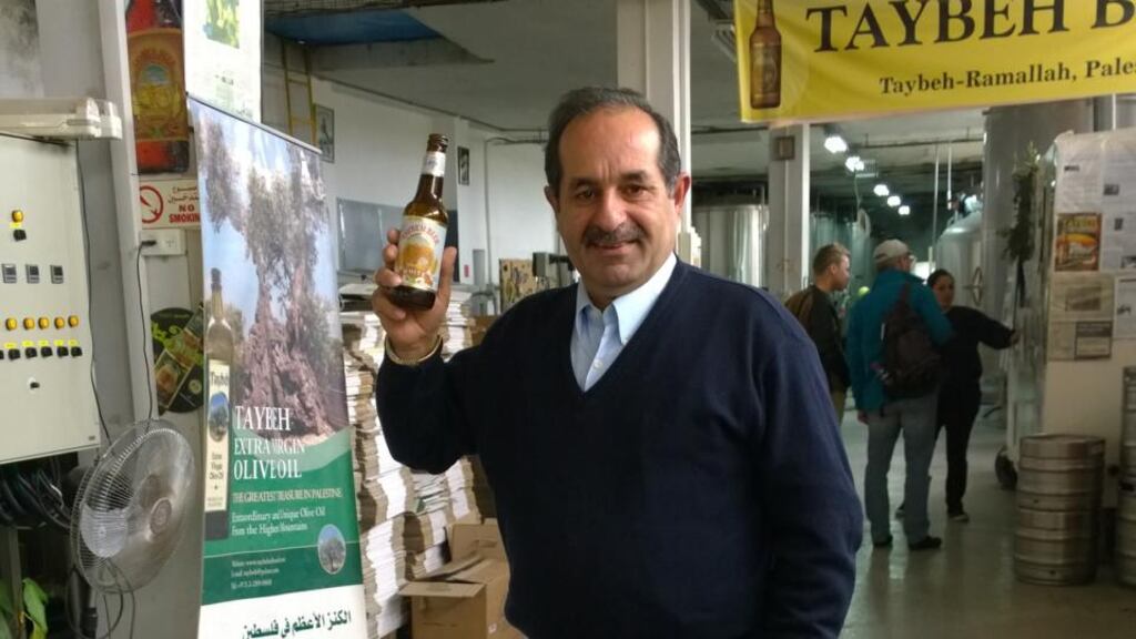 Nadim Khoury, master brewer and co-founder of Taybeh brewery in Ramallah. Photograph: Joseph O’Connor