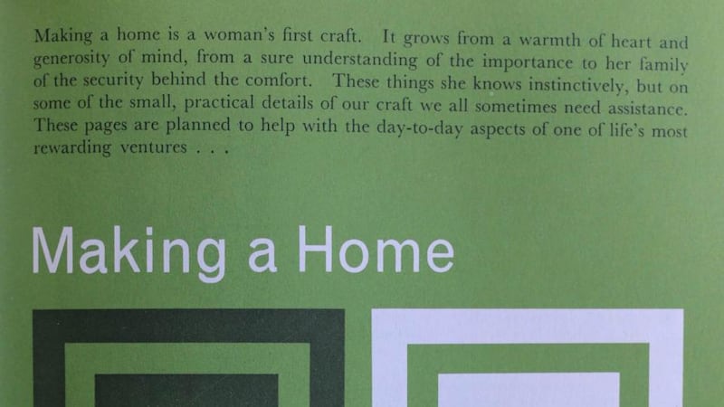 The chapter Making a Home gives advice on ‘a woman’s first craft’. Photograph: Nick Bradshaw