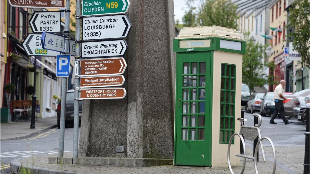 Westport, Co Mayo, which was named tidiest large town in this year’s Tidy Towns competition. File photograph: Dara Mac Dónaill/The Irish Times