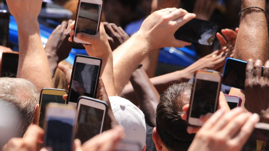 ‘We are so wedded to the smartphone we have trouble imagining life without it.’ File photograph: Getty Images