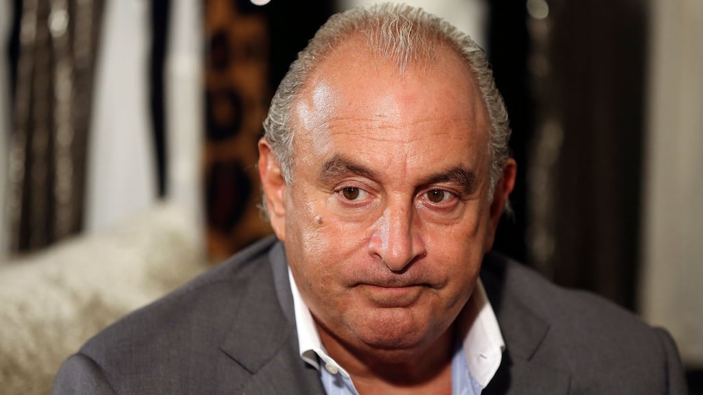 Sir Philip Green: There are calls to strip him of his knighthood unless he volunteers to help plug the £571m black hole in British Home Stores’ pension scheme. Photograph: Simon Dawson/Bloomberg