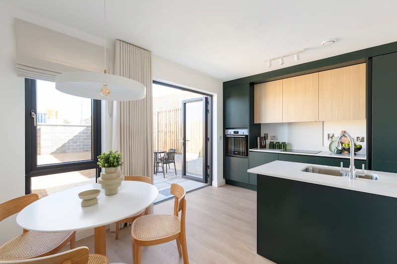 Kitchen and dining area