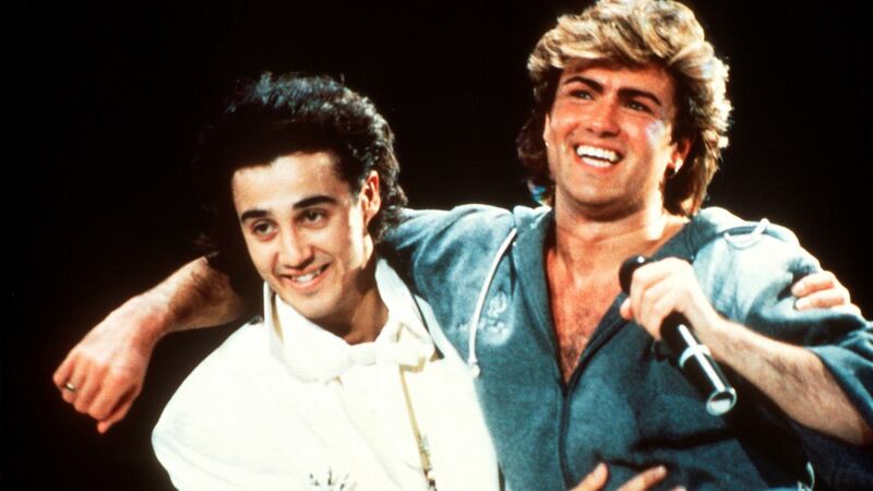 Andrew Ridgeley and George Michael in 1985. Photograph: Michael Putland/Getty Images