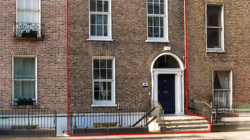 22 Lower Leeson Street in Dublin 2 is guiding €1.8 million through agent Knight Frank