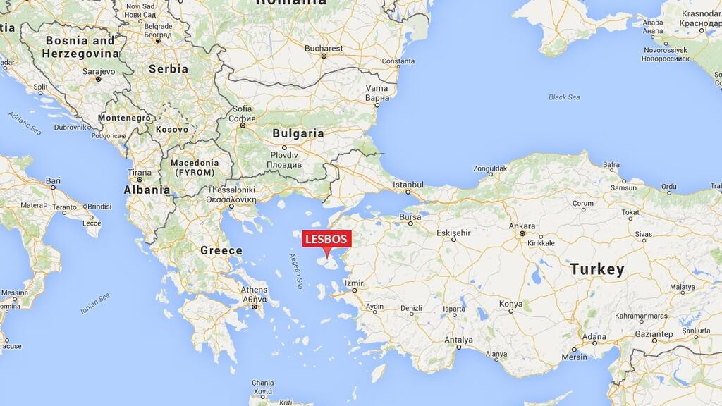 At its closest, the Greek island of Lesbos is just 5.5km from the Turkey coast.